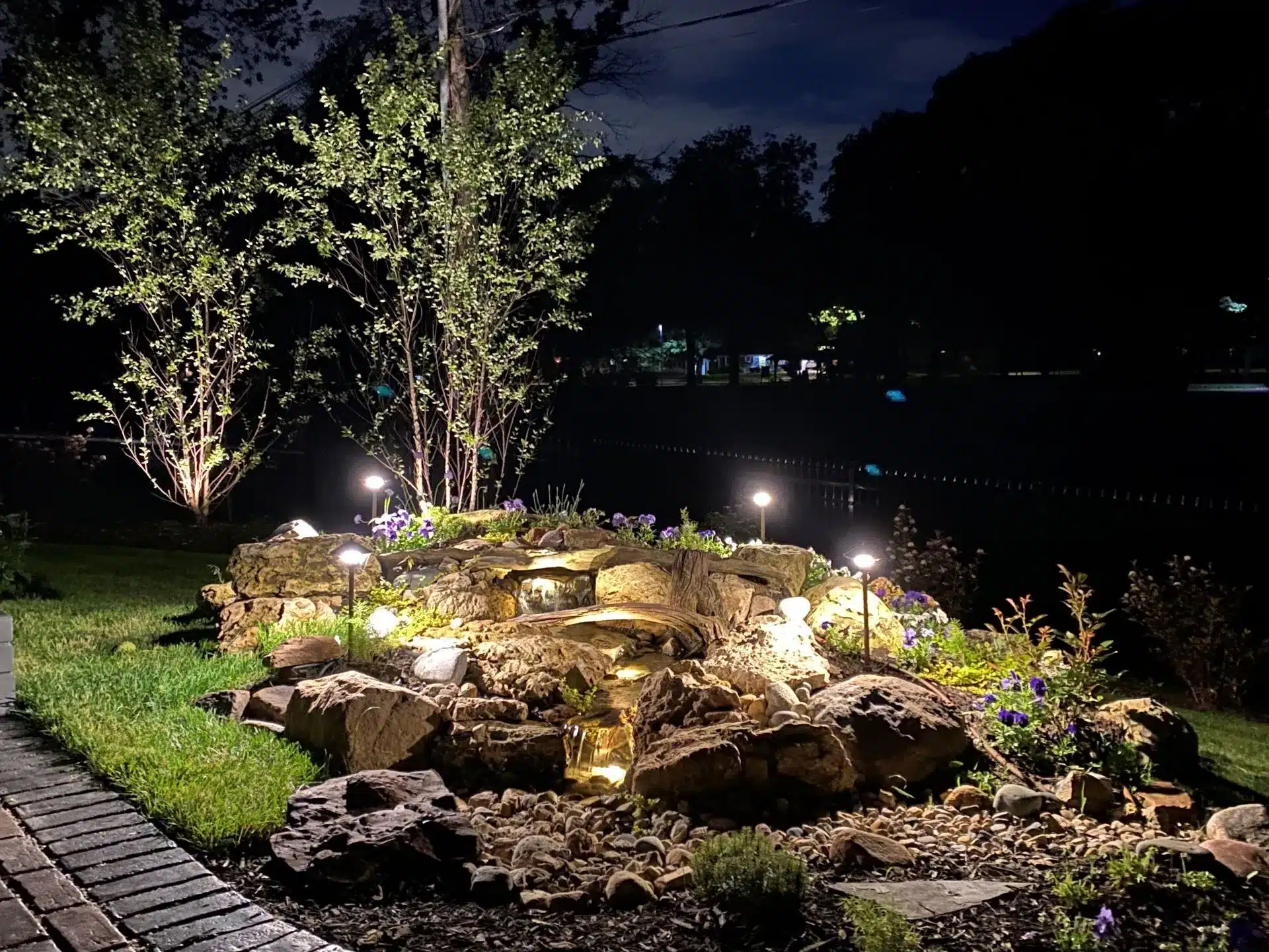 Project showcase: Pondless waterfall for a small space